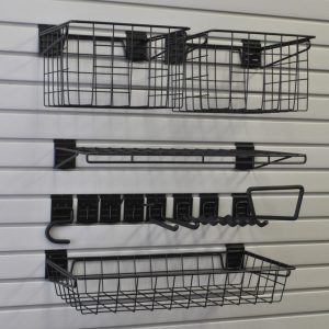 Snap-Latch Lawn and Garden kit on Slatwall