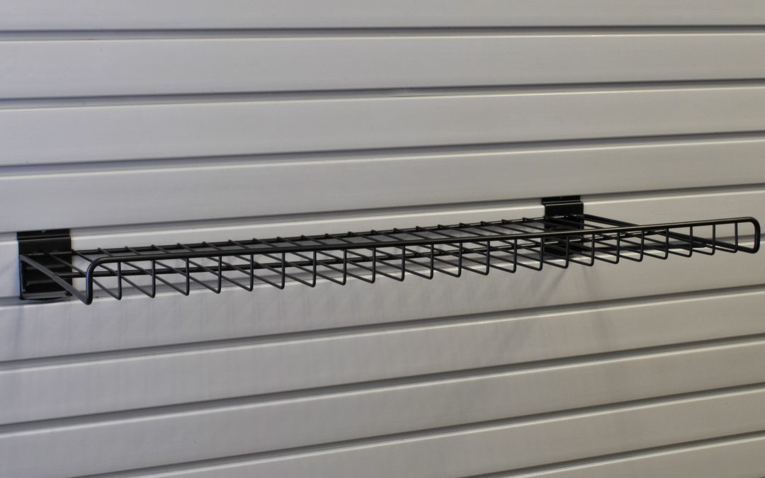 A Snap-Latch shelf on Slatwall